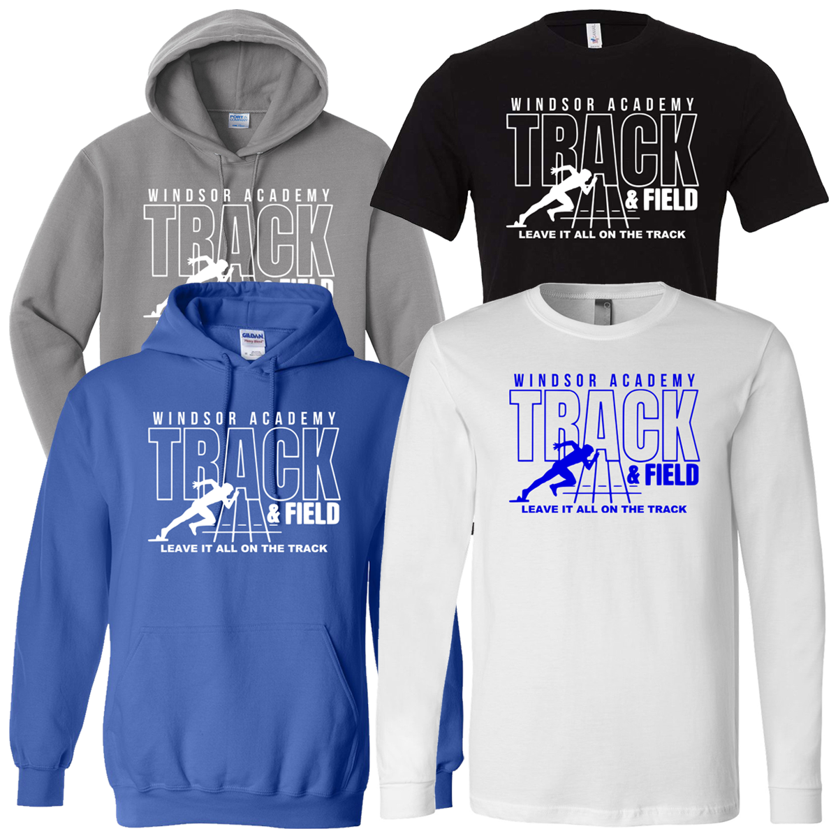 Windsor - Windsor Academy Track Runner and Track (Tee/DriFit/Hoodie/Sweatshirt)