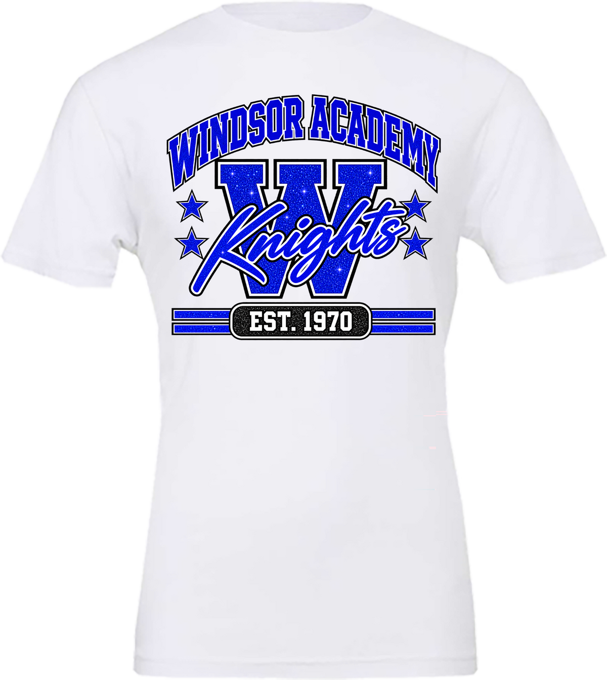 Windsor - Windsor Academy W Glitter Knights Est. 1970 (Tee/Drifit/Sweatshirt/Hoodie)
