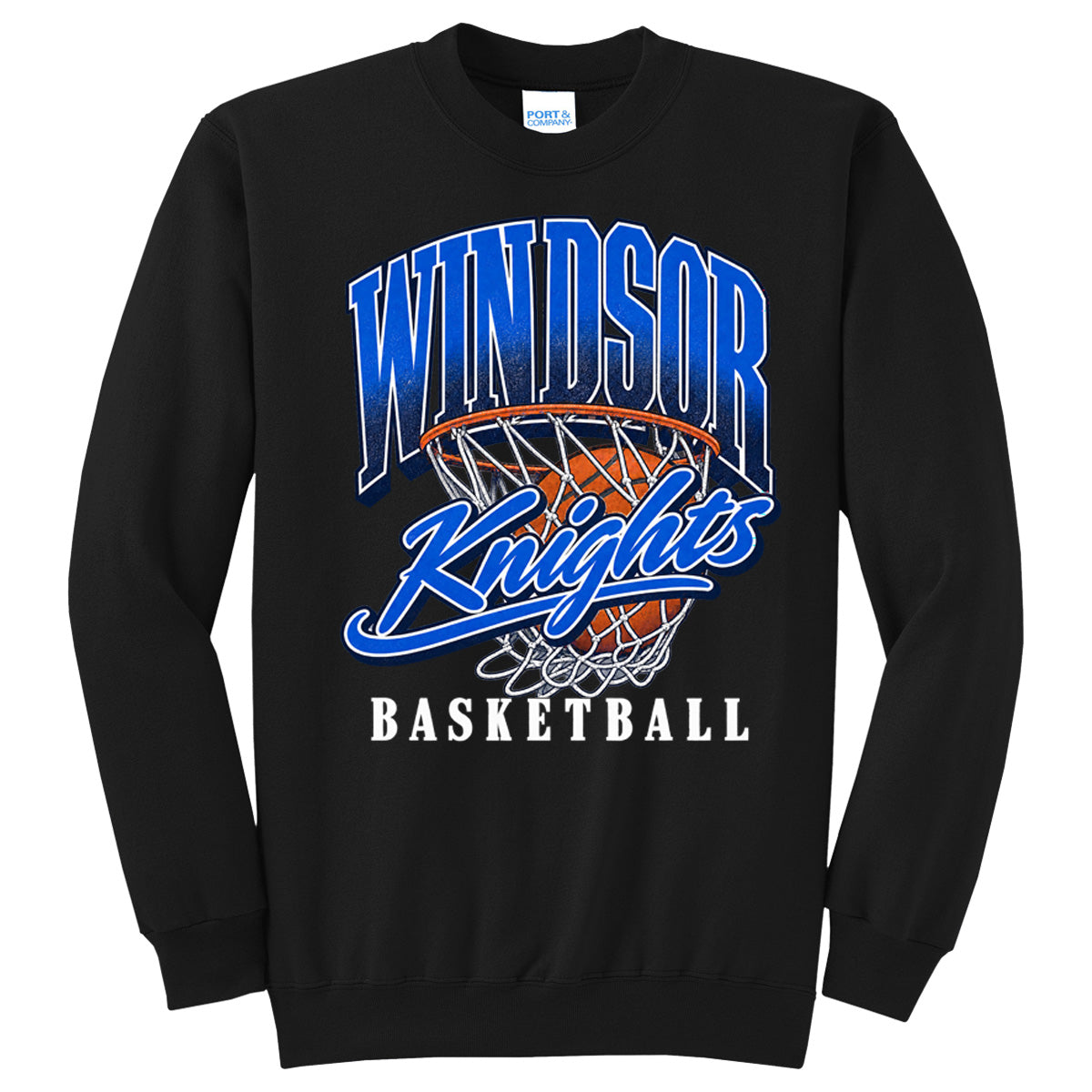 Windsor - Windsor Basketball Knights Basketball - Black (Tee/Drifit/Sweatshirt/Hoodie)