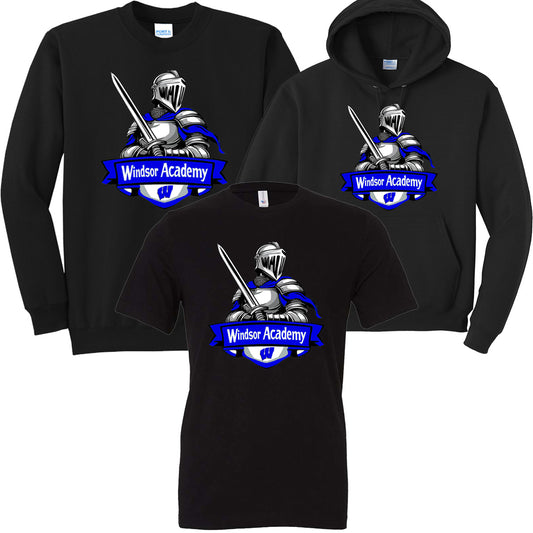 Windsor - Knight Banner - Black (Tee/DriFit/Hoodie/Sweatshirt)