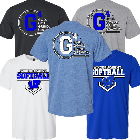 Windsor - Windsor Academy Softball G4 - Adidas - Sport T-Shirt - A376