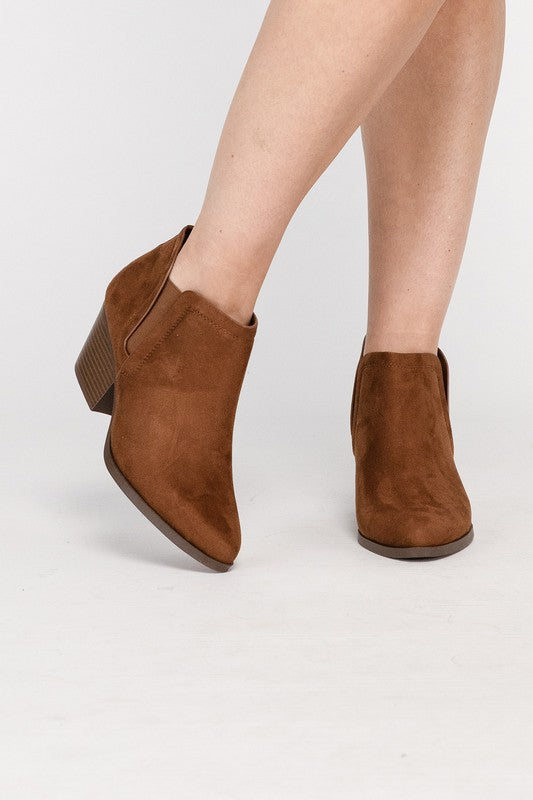 GWEN Suede Ankle Boots - Southern Grace Creations