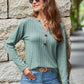 Mandy Notched Long Sleeve T-Shirt