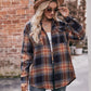 Mandy Plaid Dropped Shoulder Longline Shirt