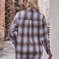 Mandy Plaid Dropped Shoulder Longline Shirt