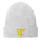 •Twiggs County - TC (Gold) - Chunky Knit Beanie (C958)