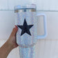 Crystal Navy Star Tumbler (Pre-Order Ships 12/15)