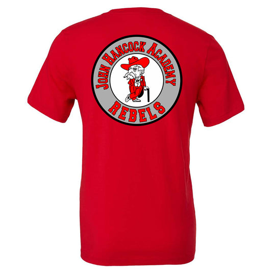 John Hancock - Circle logo - Red (Tee/DriFit/Hoodie/Sweatshirt)