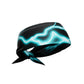 Cyan Lightning Tie Headband