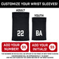 Navy Wrist Support Sleeves