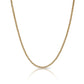 3mm Cuban Link Chain Necklace - 14K Gold Plated Stainless Steel