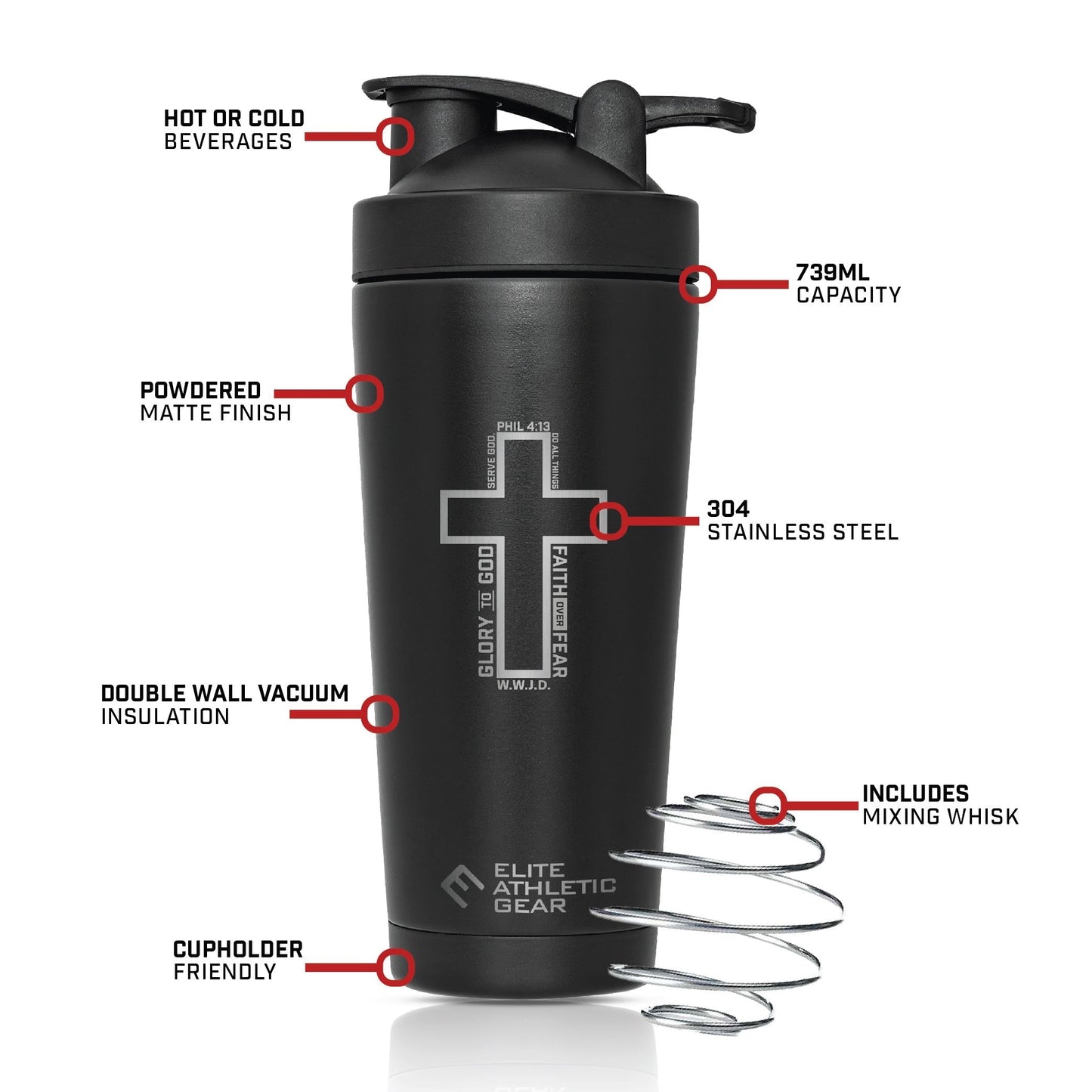 Cross Shaker Cup