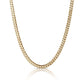 6mm Cuban Link Chain Necklace - 14K Gold Plated Stainless Steel