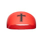 Faith Cross Red Headband