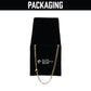 3mm Cuban Link Chain Necklace - 14K Gold Plated Stainless Steel