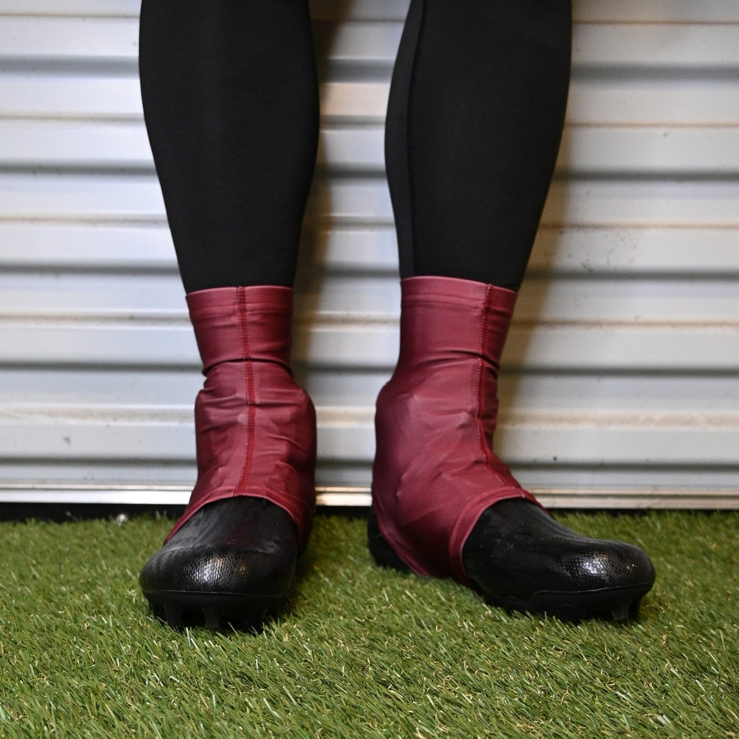 Maroon Cleat Covers