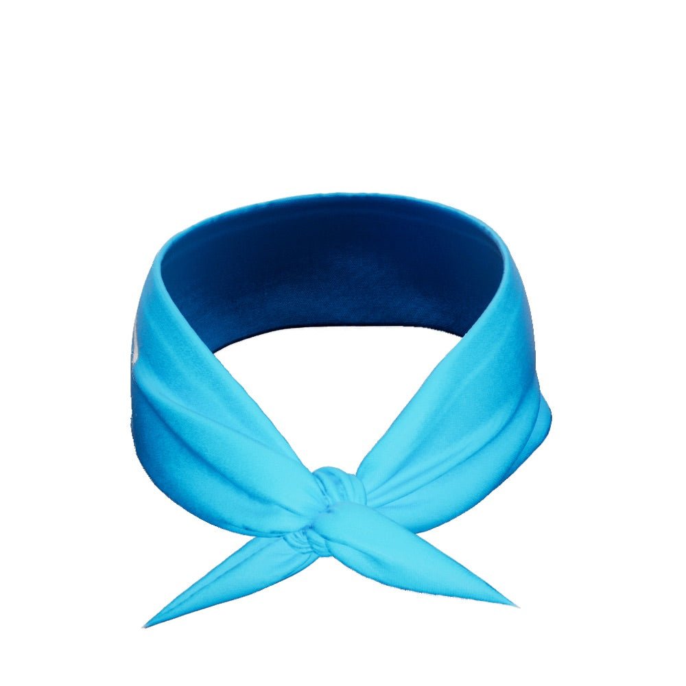 Light Blue Tie Headband