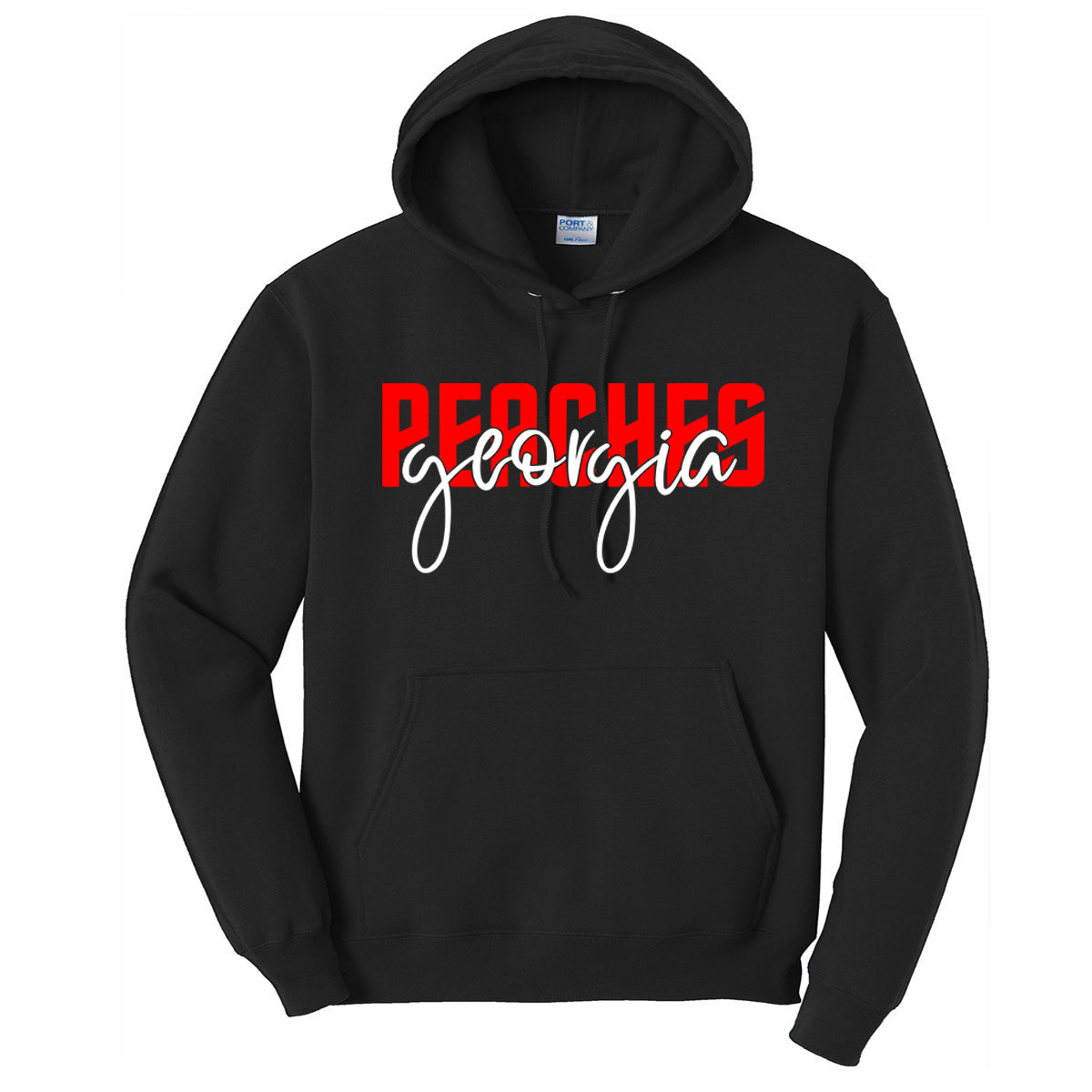 Peaches - Georgia Peaches Block Script  (Tee/Drifit/Hoodie/Sweatshirt)