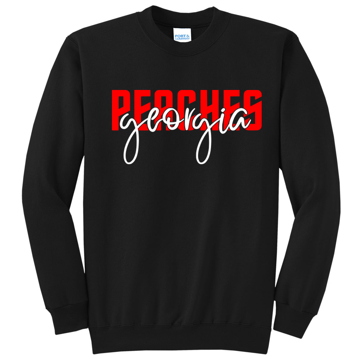 Peaches - Georgia Peaches Block Script  (Tee/Drifit/Hoodie/Sweatshirt)