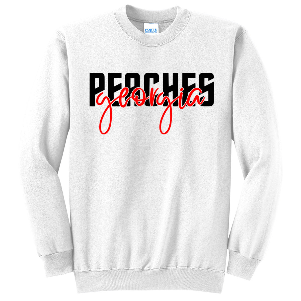 Peaches - Georgia Peaches Block Script  (Tee/Drifit/Hoodie/Sweatshirt)