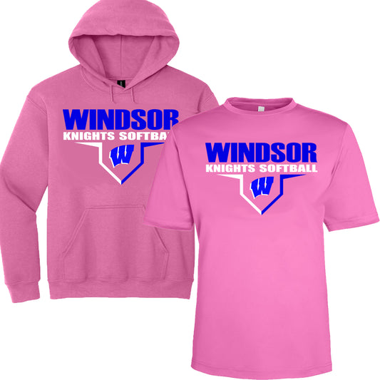 Windsor - Windsor Knights Softball W - Pink (DriFit/Hoodie)