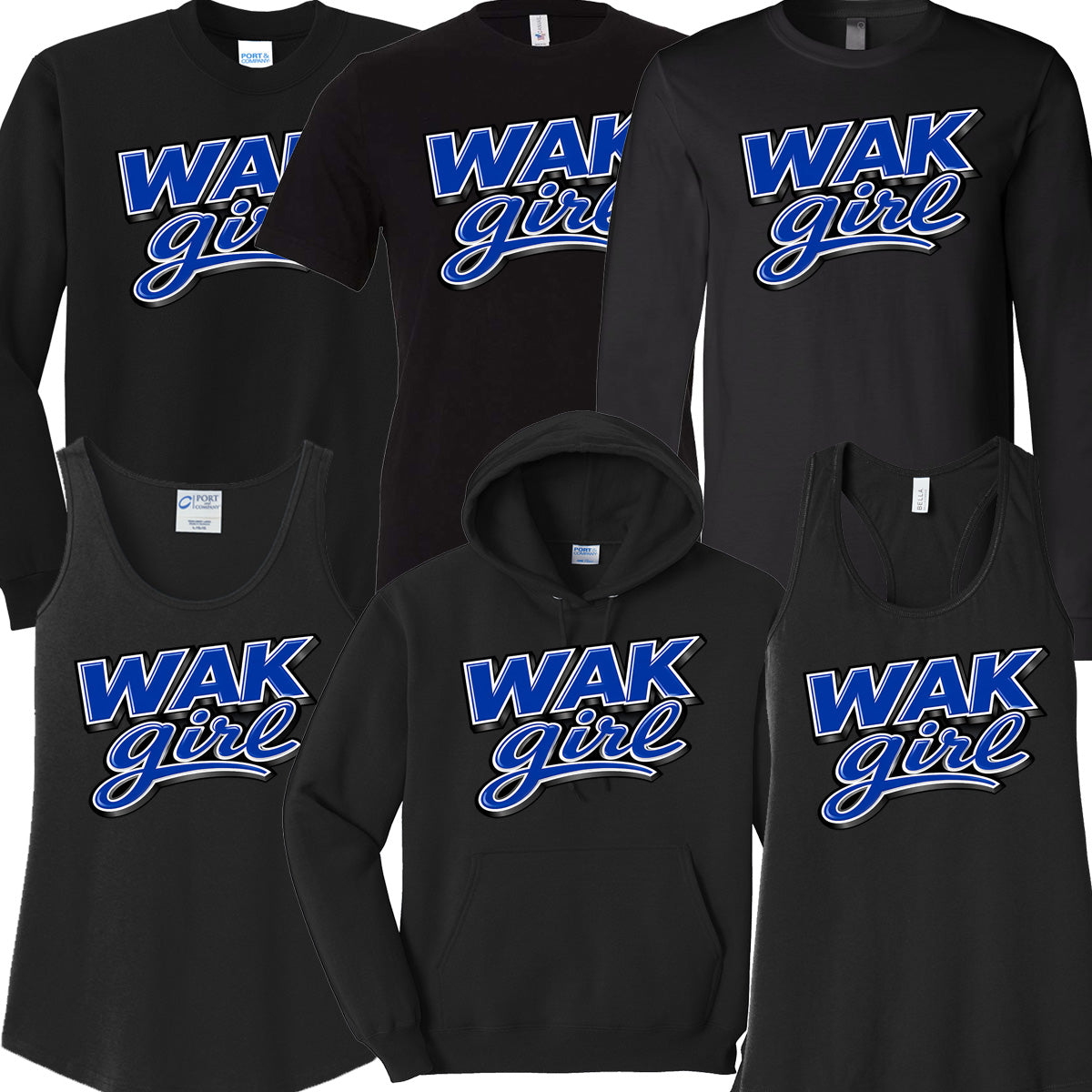 Windsor - WAK Girl - Black (Tee/DriFit/Hoodie/Sweatshirt)