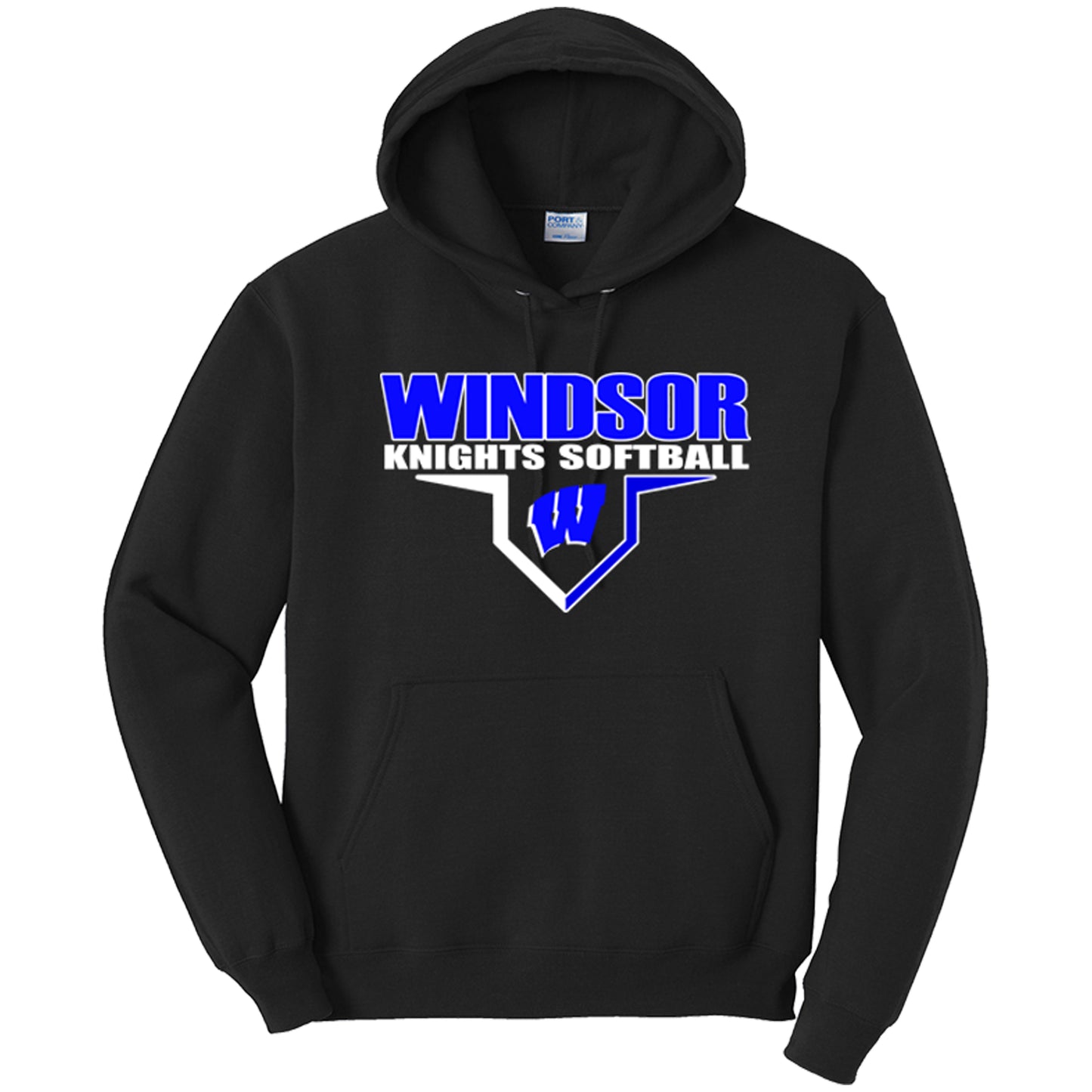 Windsor - Windsor Knights Softball W - Black (Tee/DriFit/Hoodie/Sweatshirt)