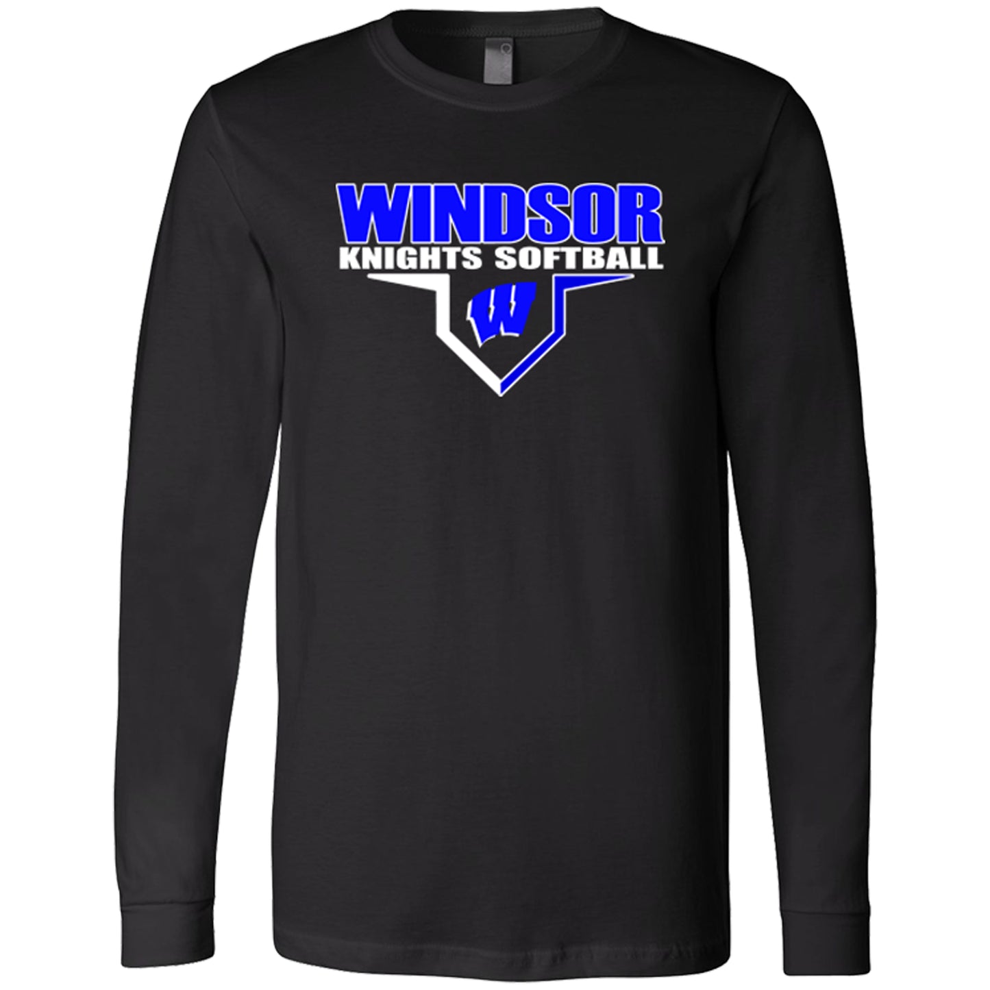 Windsor - Windsor Knights Softball W - Black (Tee/DriFit/Hoodie/Sweatshirt)