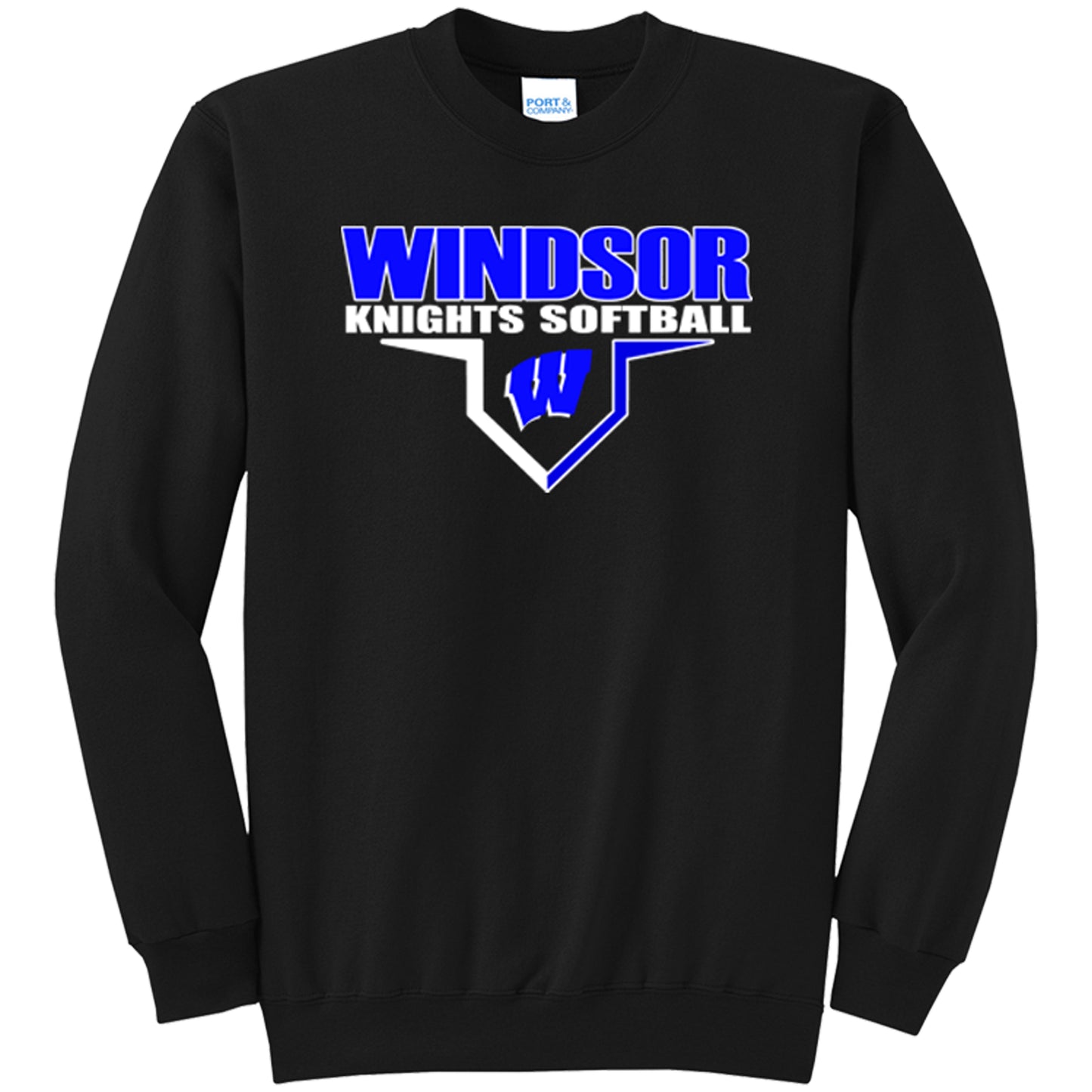 Windsor - Windsor Knights Softball W - Black (Tee/DriFit/Hoodie/Sweatshirt)