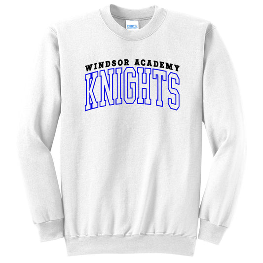 Windsor - Varsity Knights Arched - White (Tee/DriFit/Hoodie/Sweatshirt)