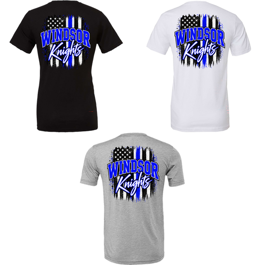 Windsor - Windsor Knights Thin Blue Line Flag (Tee/Drifit/Sweatshirt/Hoodie)