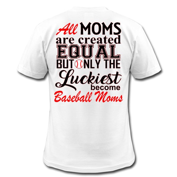 All Moms Are Created Equal - Baseball Tee - Southern Grace Creations
