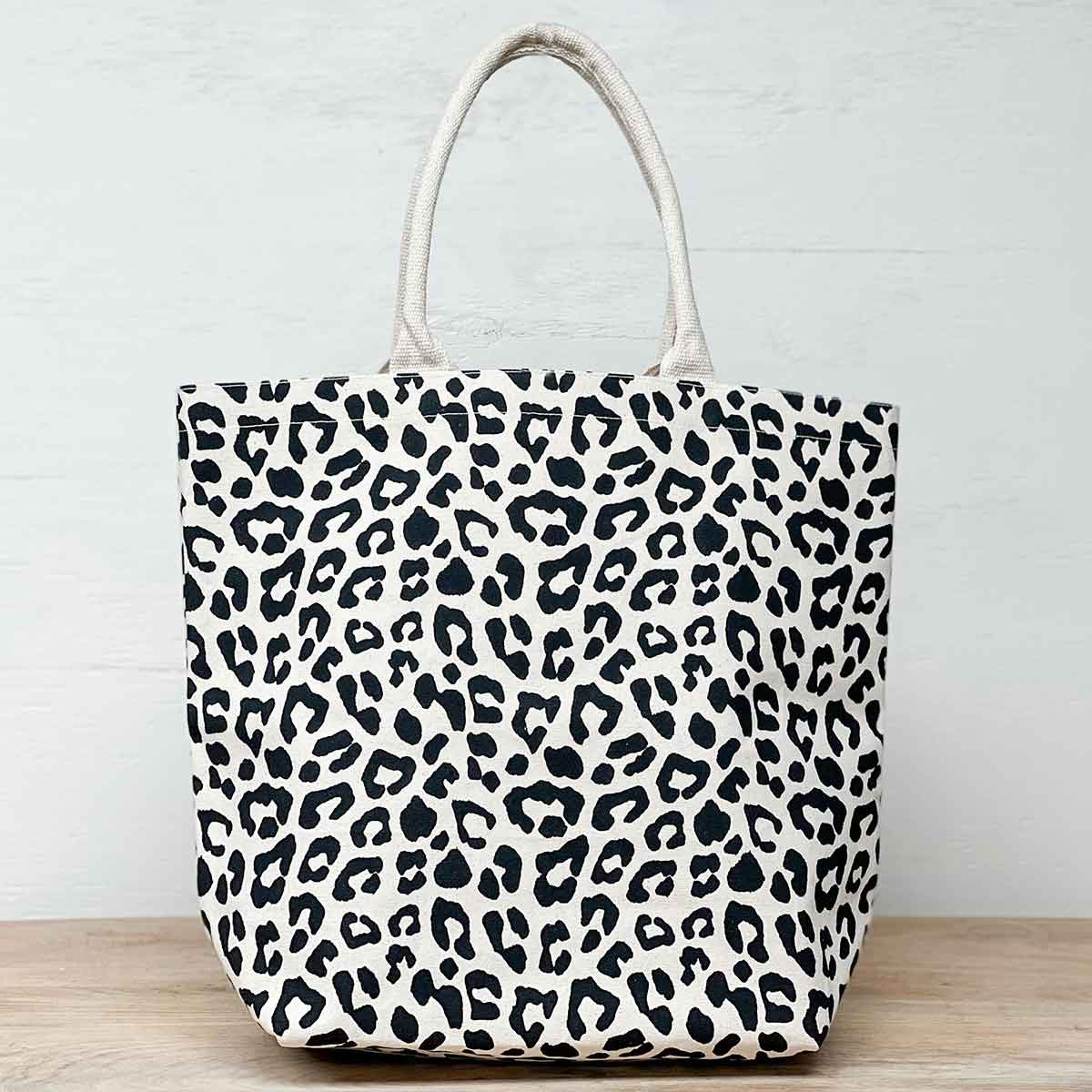 All Over Leopard Tote - Southern Grace Creations