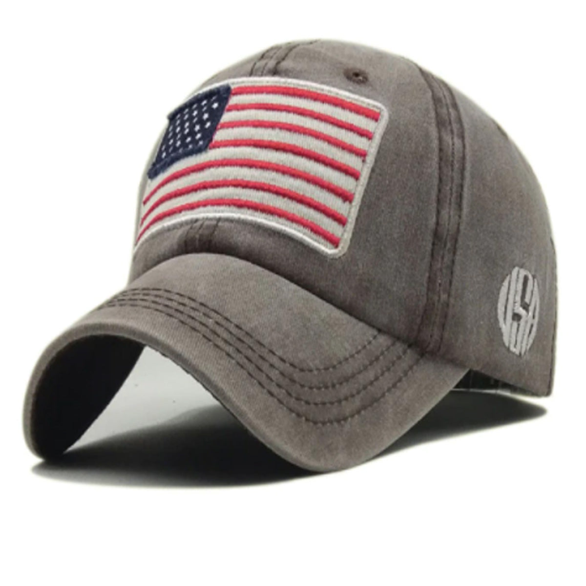 American Flag Hat - Coffee - Southern Grace Creations