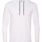 Anvil Lightweight Hoodie Tee with Big Monogram - Southern Grace Creations