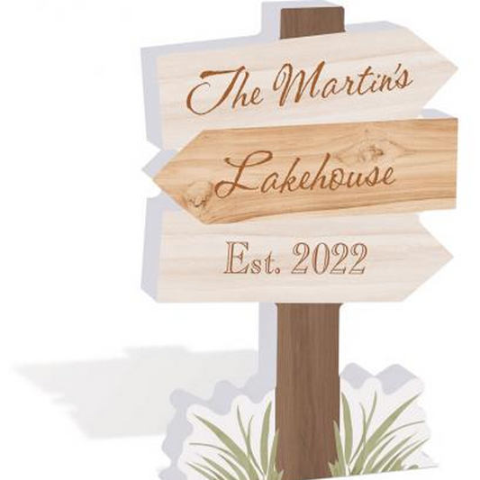 Arrow Plaque - The Martins - Southern Grace Creations