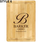 BAMBOO BLOCK CUTTING BOARD - Engravable (ZNHC0036) - Southern Grace Creations