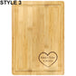 BAMBOO BLOCK CUTTING BOARD - Engravable (ZNHC0036) - Southern Grace Creations