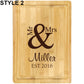 BAMBOO BLOCK CUTTING BOARD - Engravable (ZNHC0036) - Southern Grace Creations