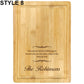 BAMBOO BLOCK CUTTING BOARD - Engravable (ZNHC0036) - Southern Grace Creations