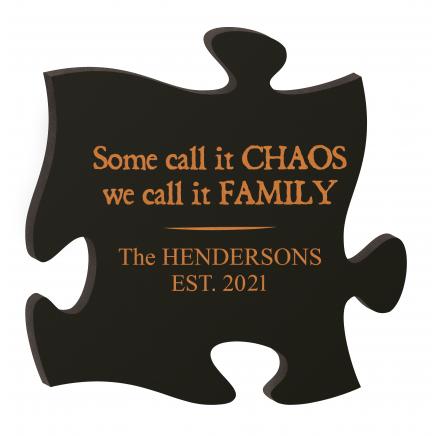 BLACK PUZZLE PLAQUE - Southern Grace Creations