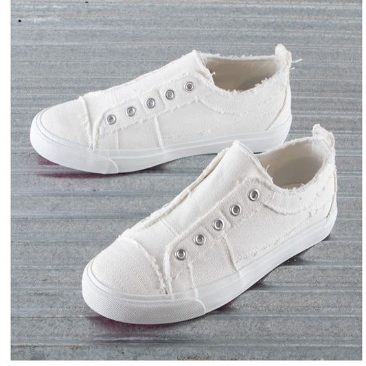 Babalu Sneakers- White - Southern Grace Creations