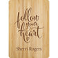 Bamboo Notebook (Engravable) - Southern Grace Creations