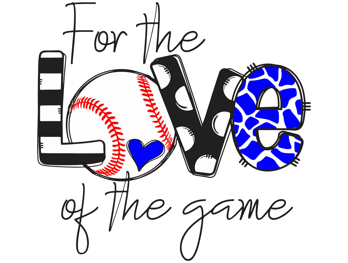 Baseball - For The Love Of The Game - Sport Grey Tee - Southern Grace Creations