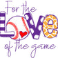 Baseball - For The Love Of The Game - Sport Grey Tee - Southern Grace Creations