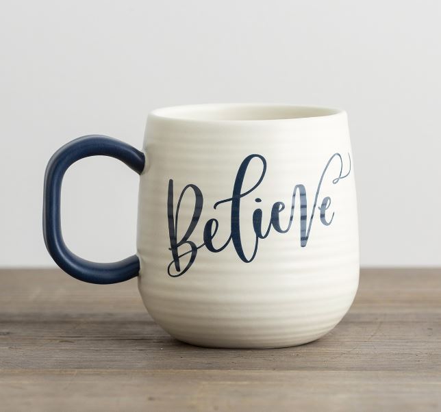 Believe - Artisan Ceramic Mug - Southern Grace Creations