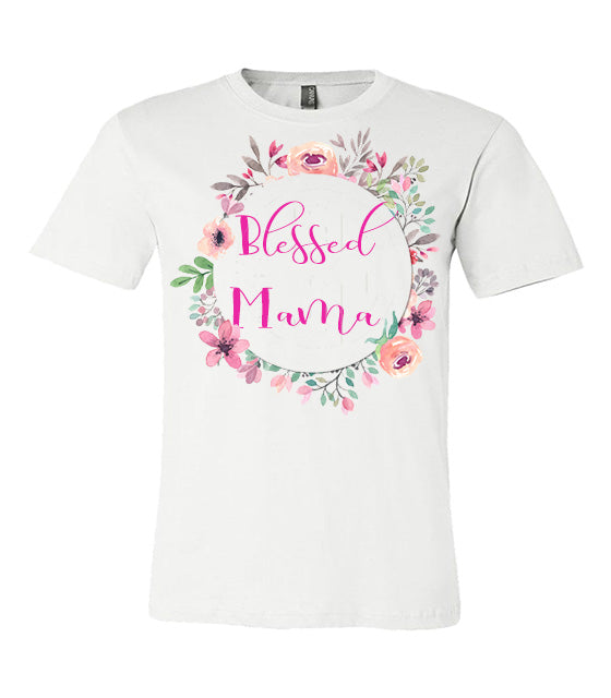 Blessed Tee - White - Southern Grace Creations
