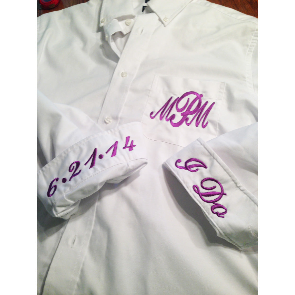 Bride Button Up Embroidered Shirt - Southern Grace Creations