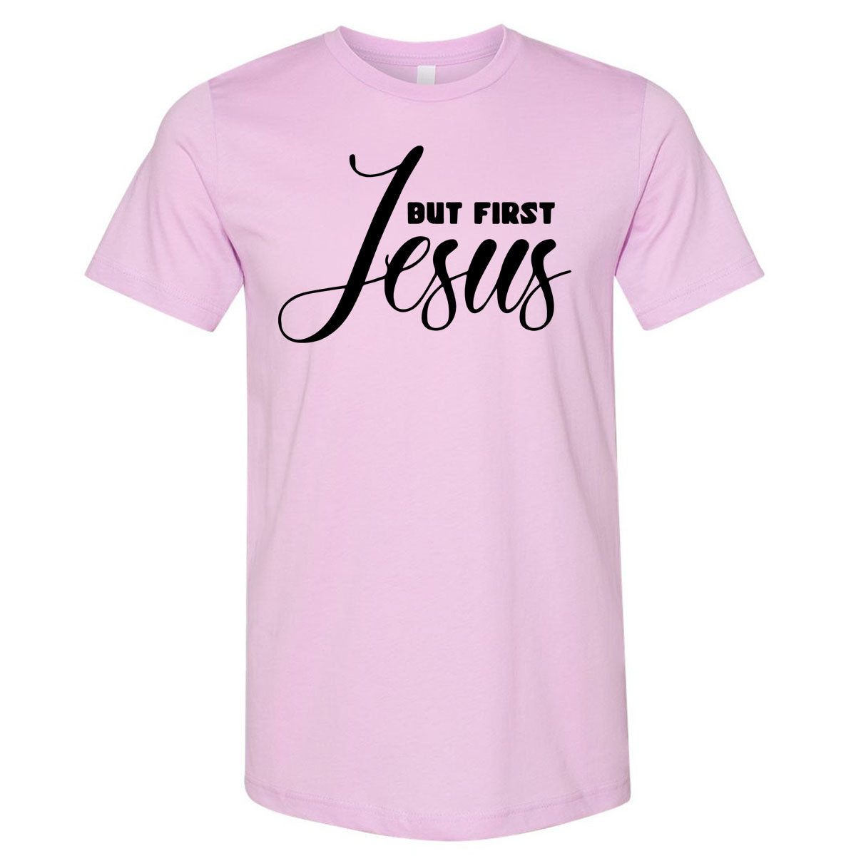But First Jesus - Lilac Short Sleeve - Southern Grace Creations