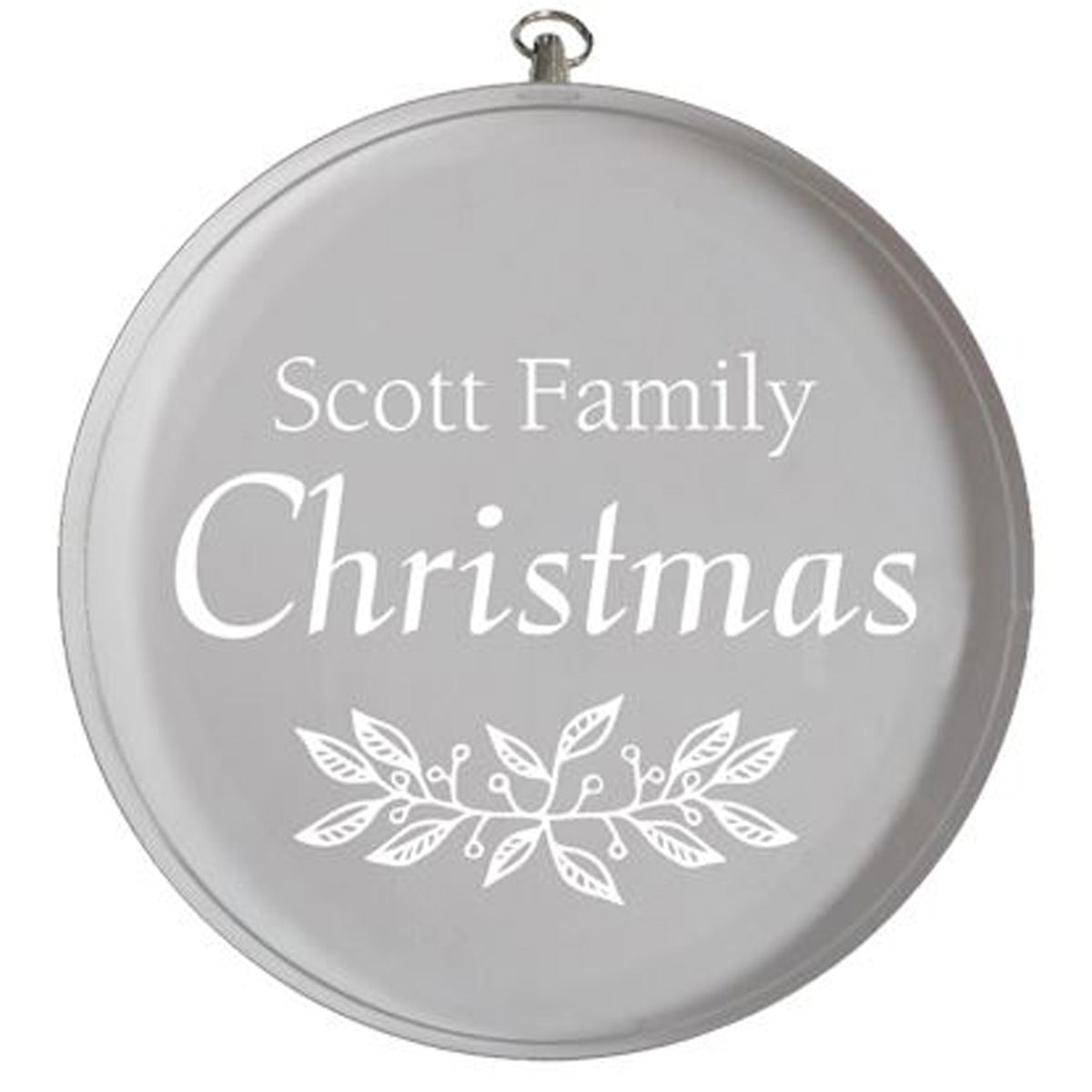 CIRCLE OF LOVE  ORNAMENT - ENGRAVABLE PERFECT FOR BABY'S FIRST CHRISTMAS - Southern Grace Creations